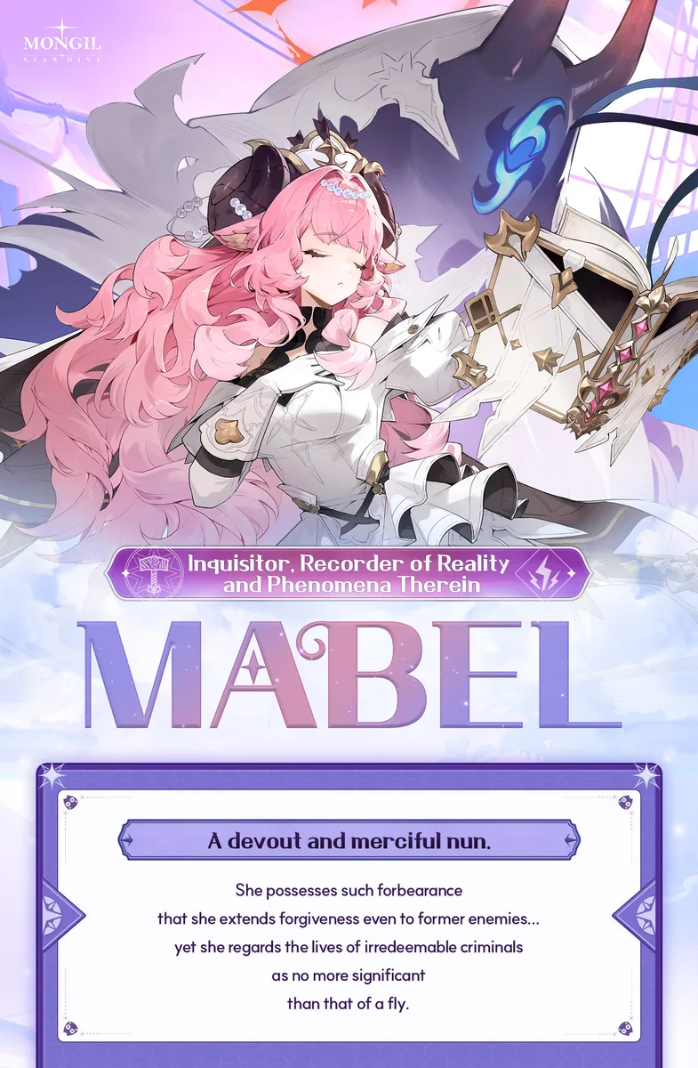 Mabel, the Inquisitor, Recorder of Reality and Phenomena Therein