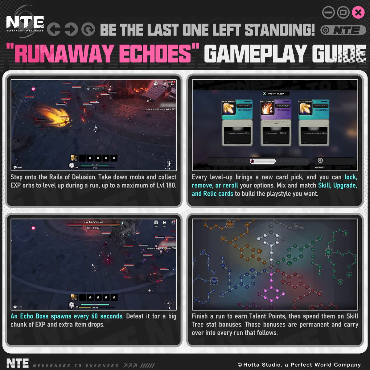 NTE Runaway Echoes: Card Picks and a Skill Tree