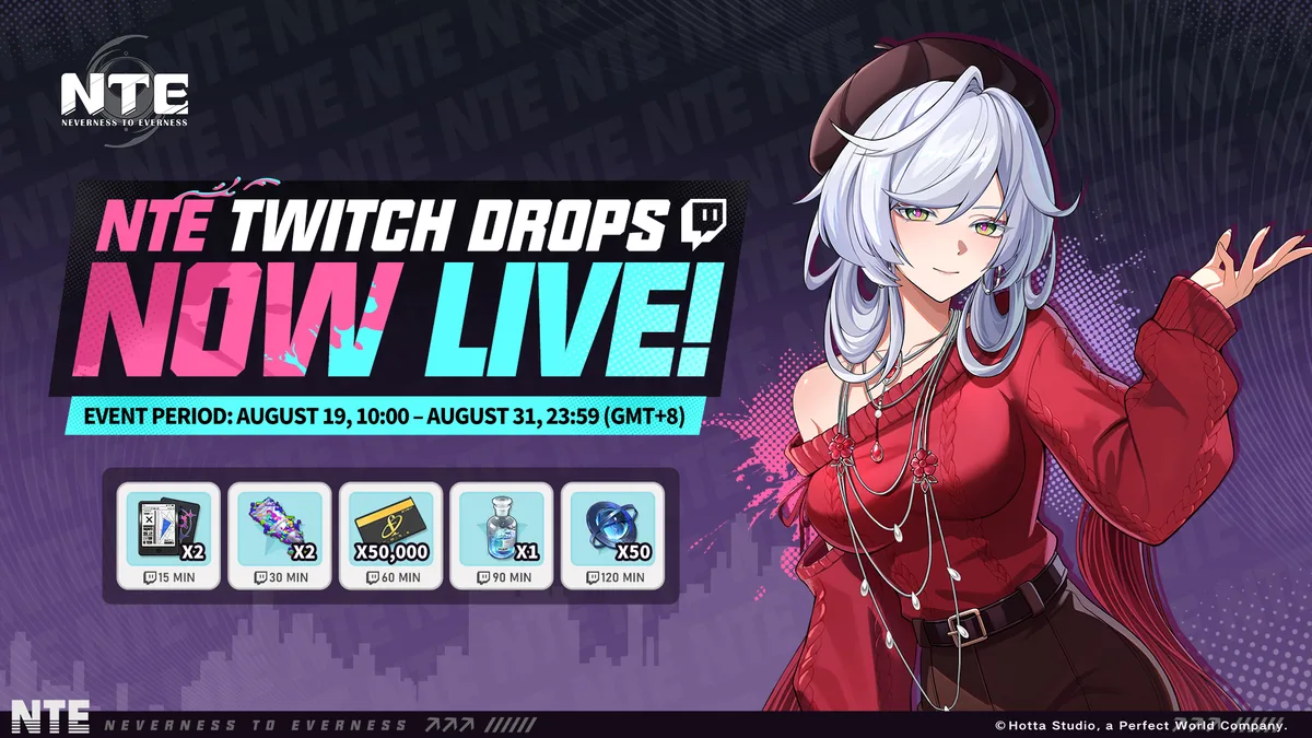 NTE Twitch Drops Pay Out Annulith ×50 Until August 31