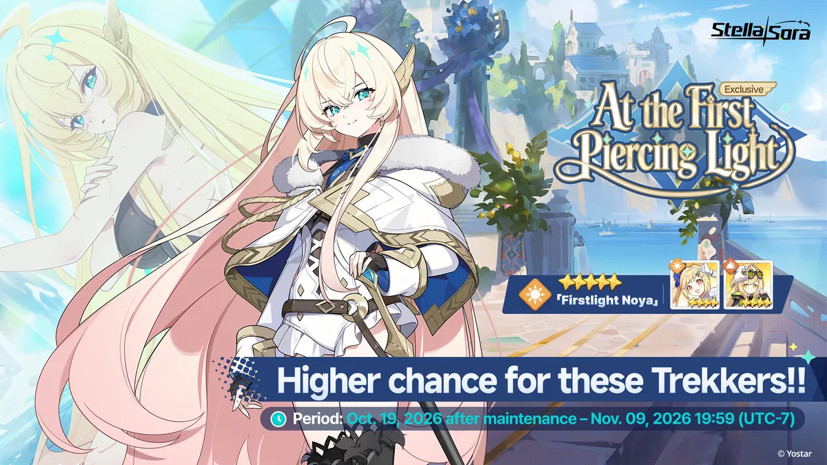 Stella Sora Firstlight Noya Banner: 120-Pull Bonus