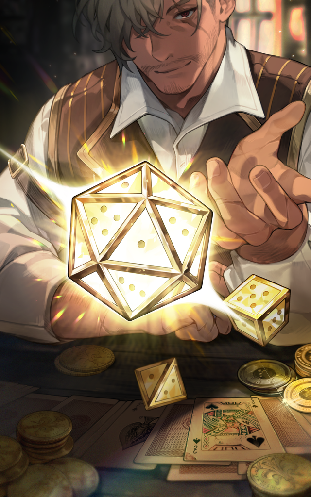 Gambling King's Dice