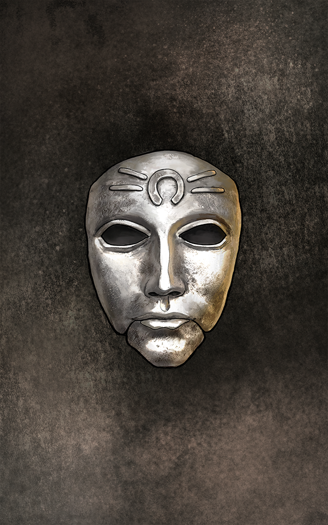 Mask of the Meditating Sun