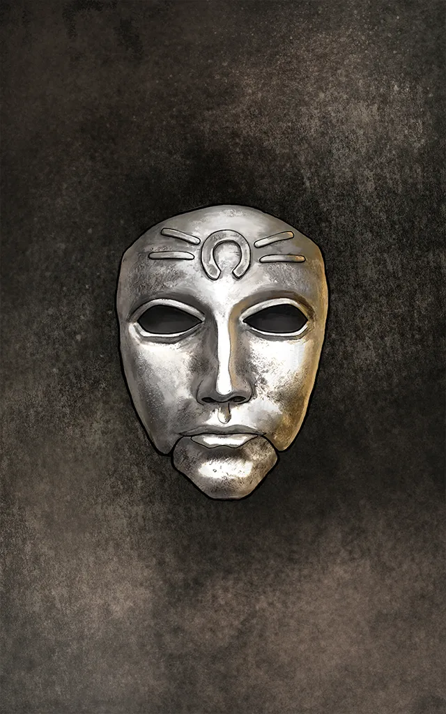 Mask of the Meditating Sun