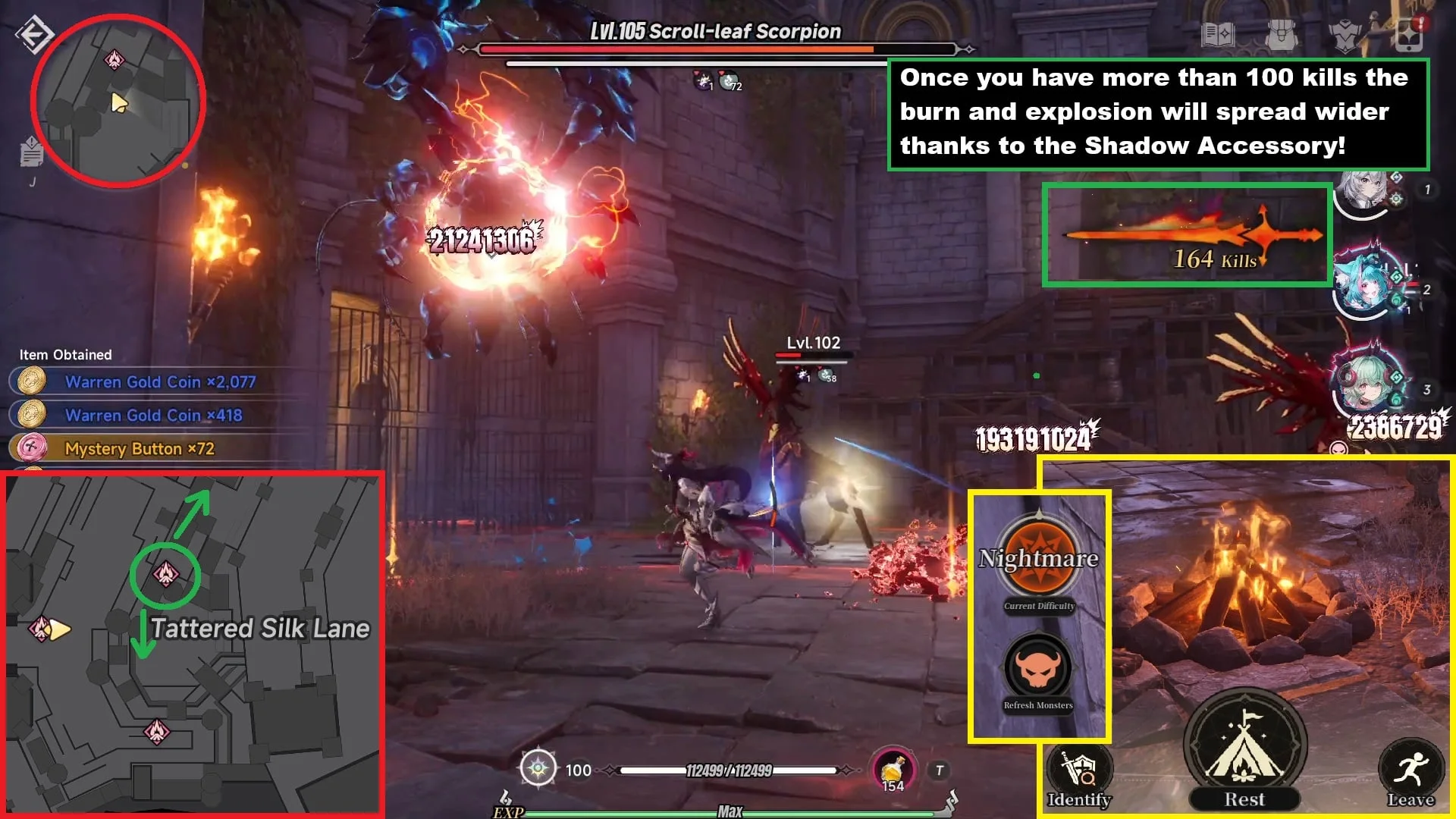 Manual Mystery Button farming route