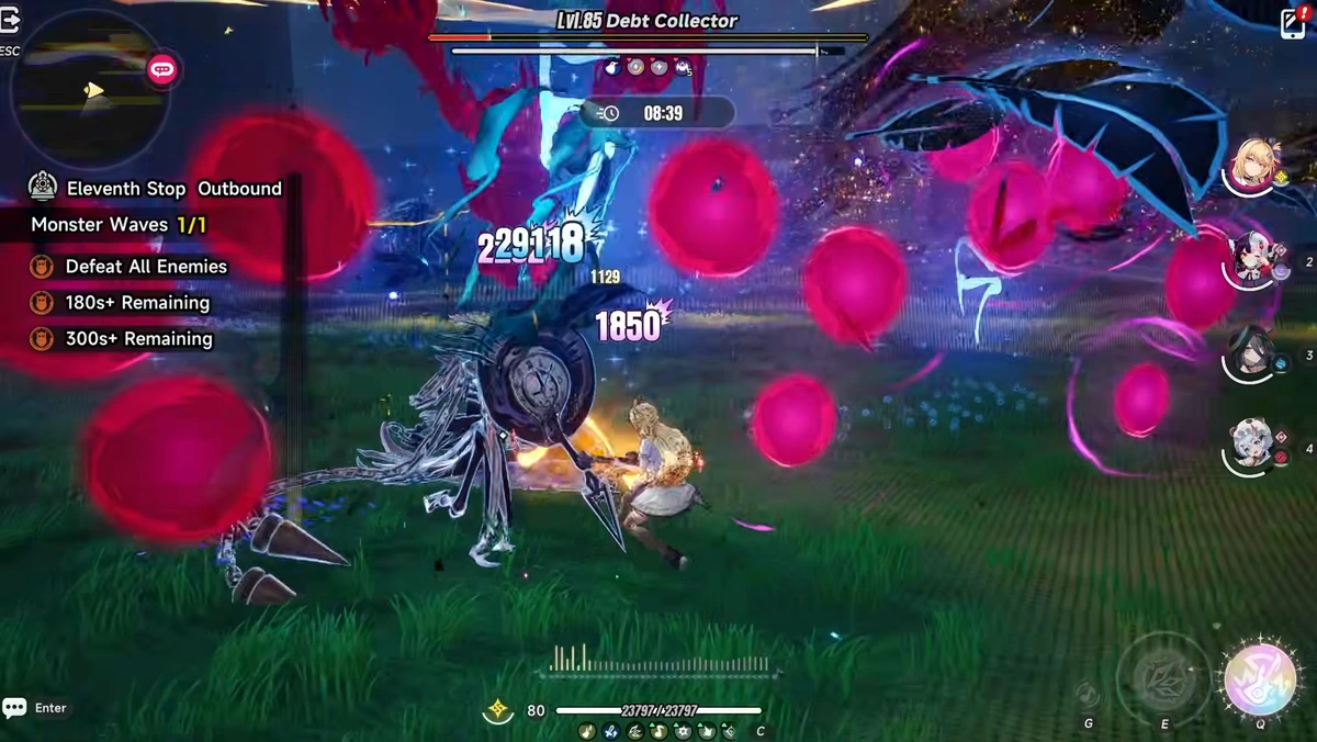 Nova going off in the Nova and Stain team