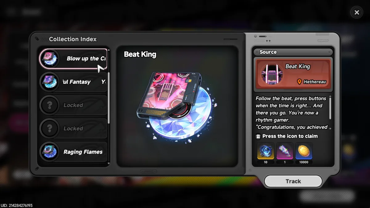 The Arc Collection tab showing farmable S-class Arcs from boss drops