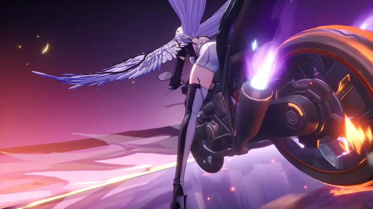 Hathor's Ultimate motorcycle state activating during a burst window