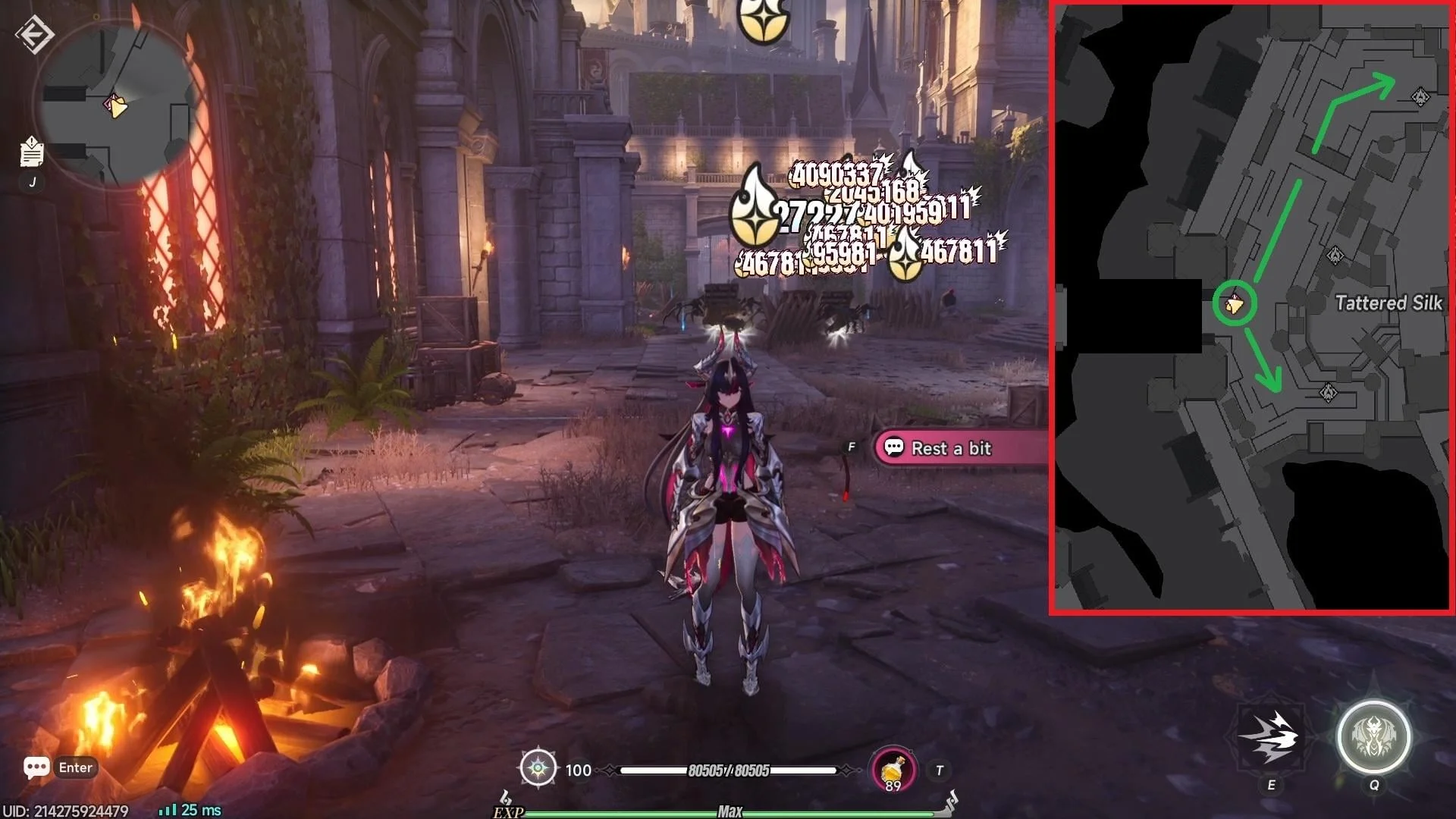Crimson Castle stack-building location