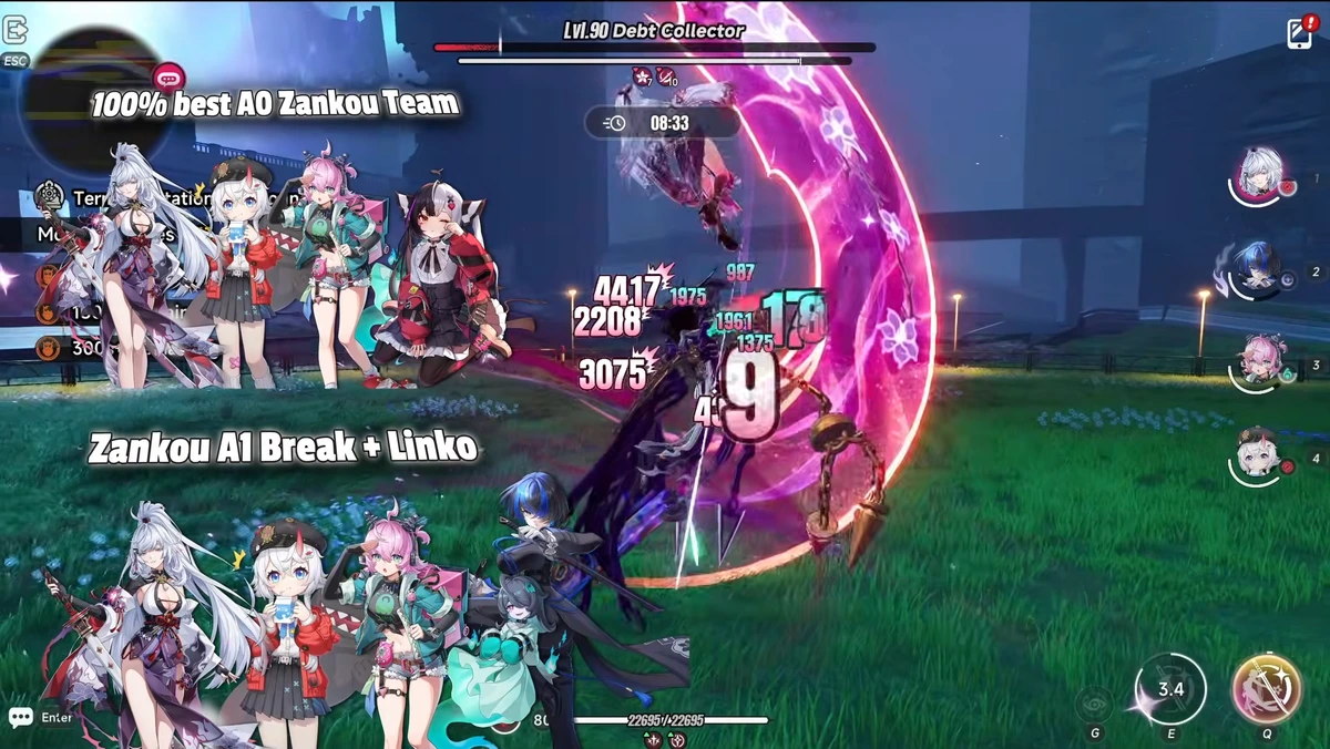 The A0 Zankou team, and the Break version she also slots into