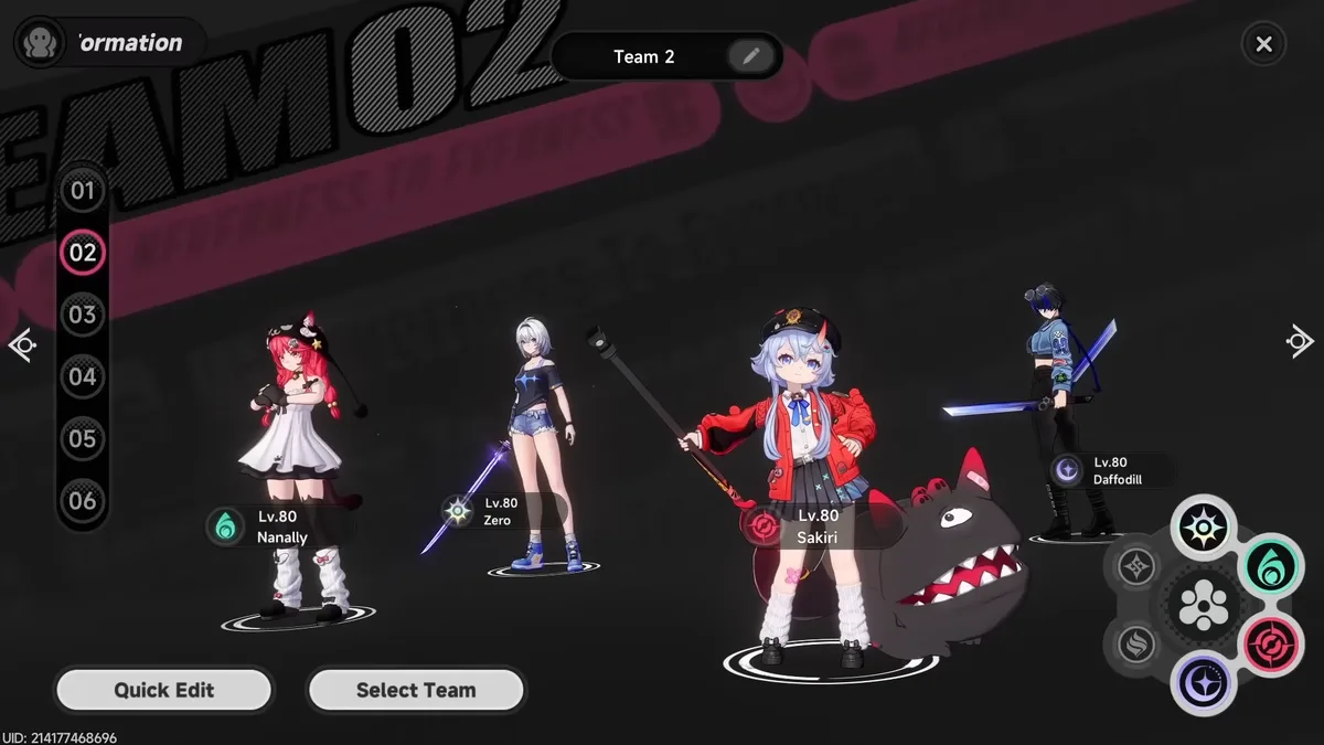 Archetype 2 team — Boss Crusher composition