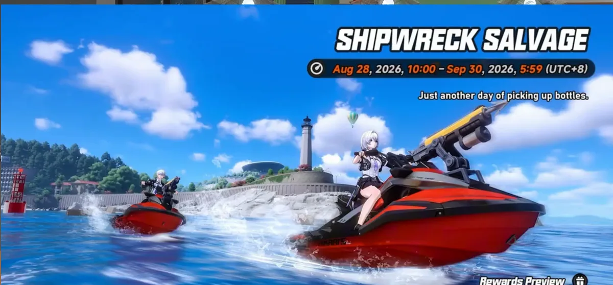 Shipwreck Salvage runs from August 28 to September 30 and is the biggest single Fons event in the patch at roughly 2 million.