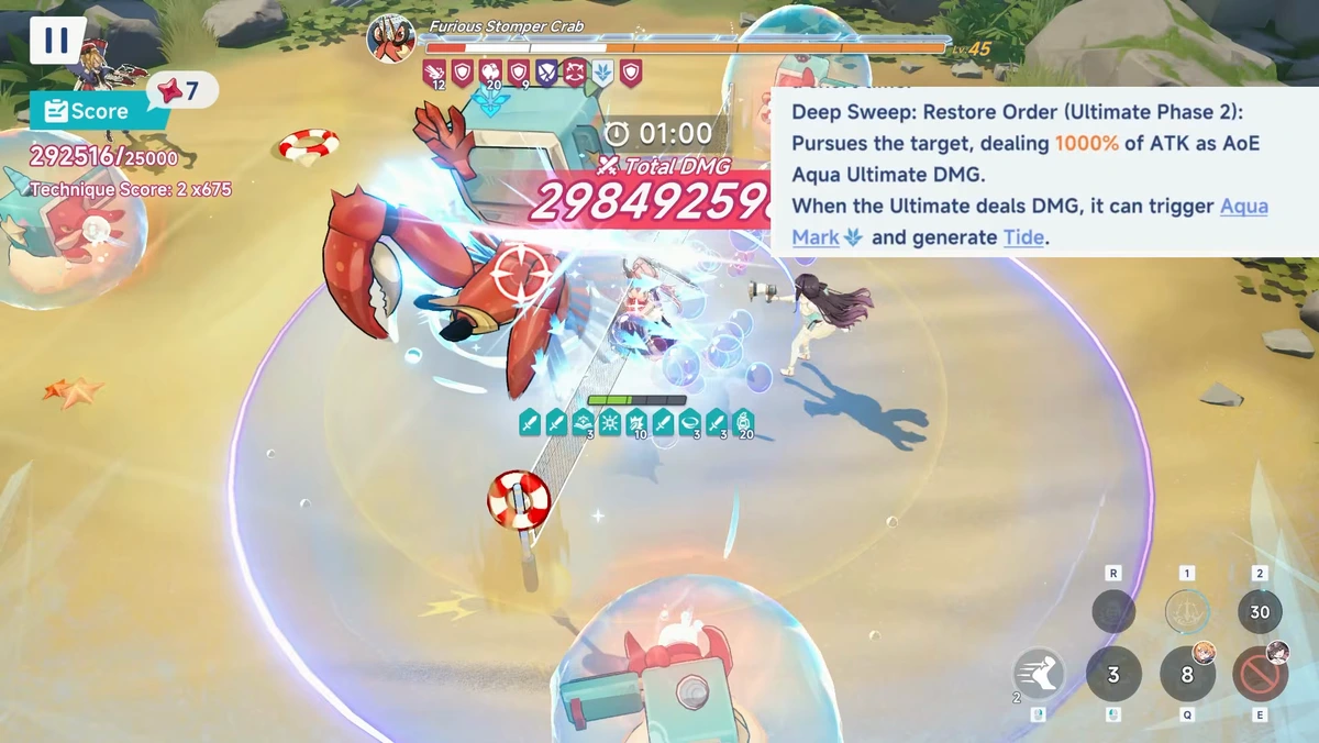 Restore Order against the Furious Stomper Crab